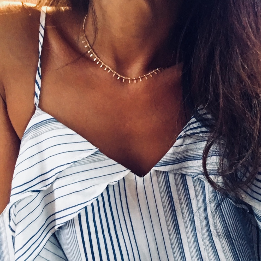 ✨GF Boho Fringe Choker Necklace